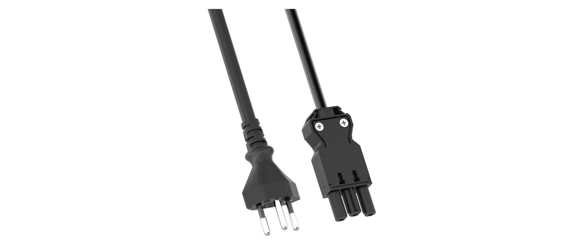 Bachmann Netzkabel, Typ J auf GST18i3, 5 m, Schwarz