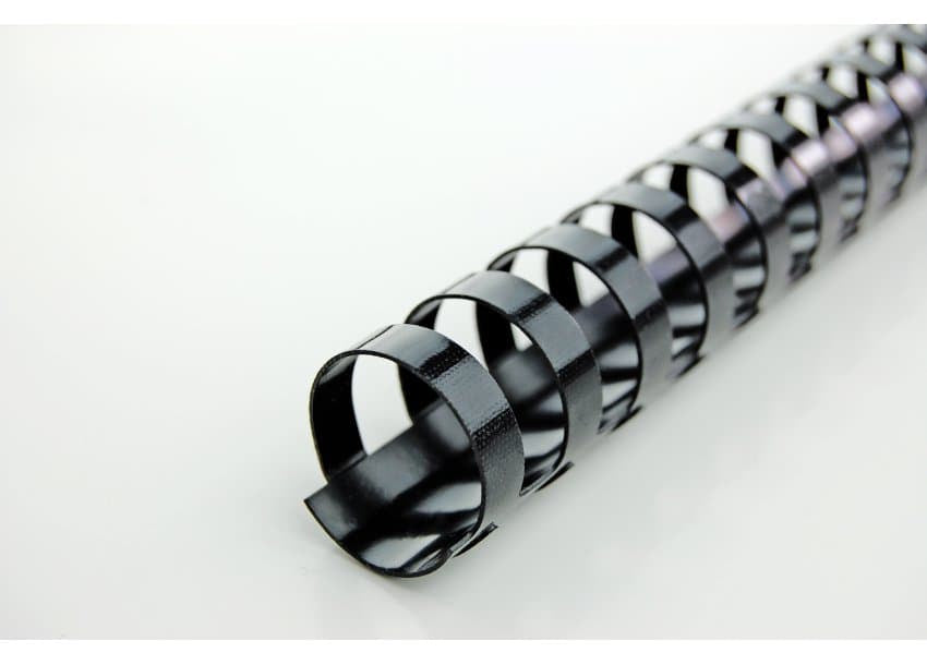 GBC Bindedisc-Ringe – Ø 12 mm, schwarz, Kunststoff – 100 Stk.