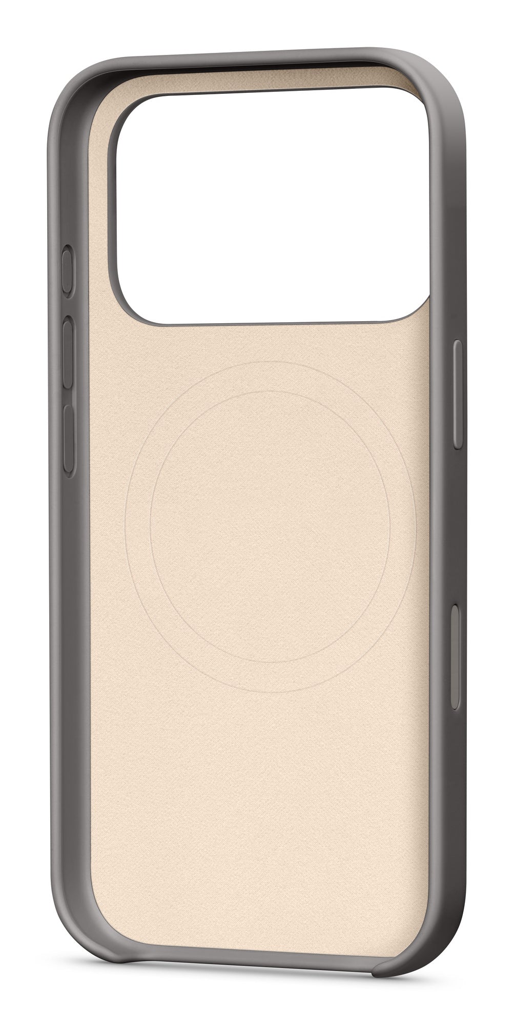 Apple Beats Backcover – für Apple iPhone 17 Pro, MagSafe, Mikrofaser+PC, Granitgrau, kabelloses Laden