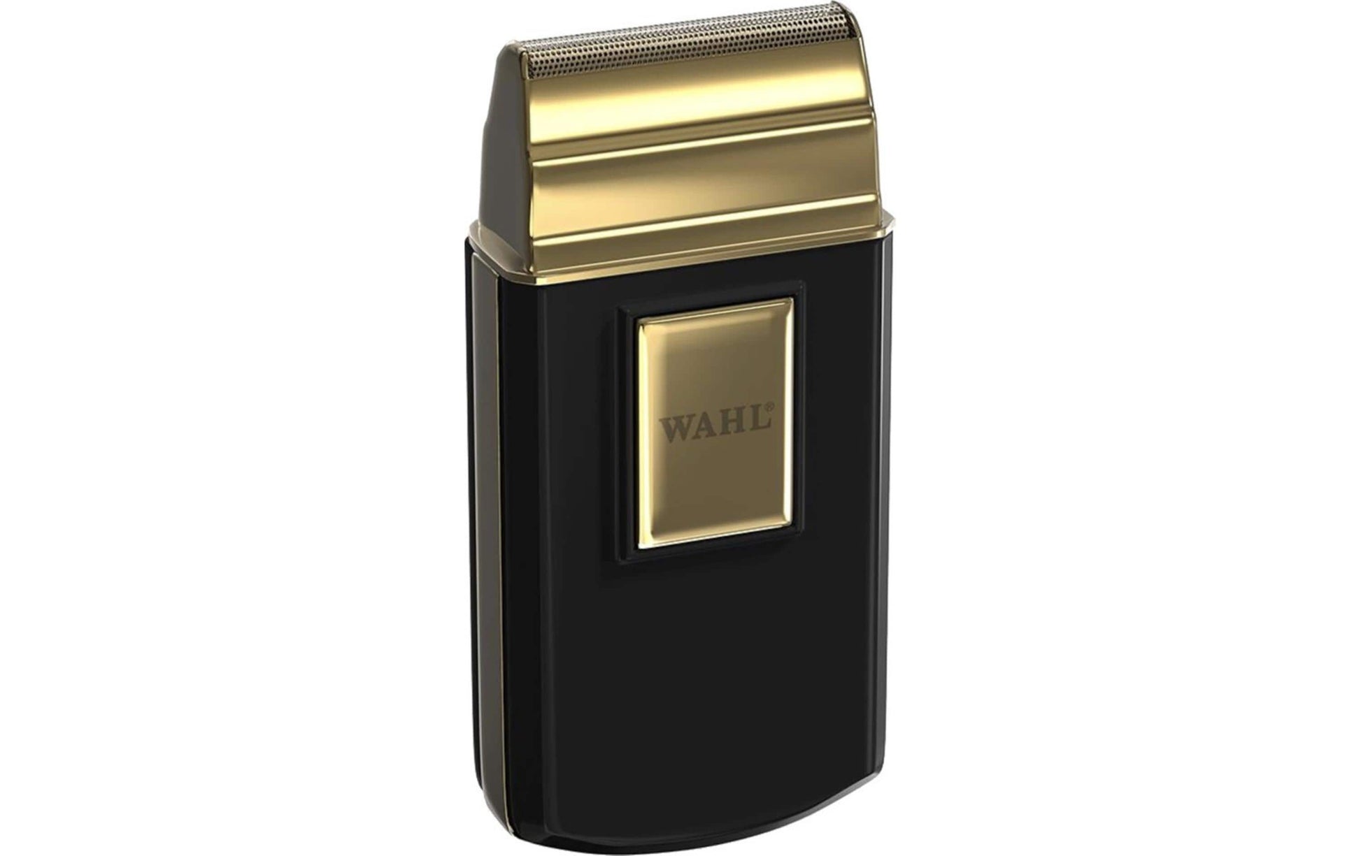 Wahl Folienschaber Travel Shaver Gold Edition – Schnittbreite 3,3 cm, 45 min Laufzeit – Schwarz/Gold