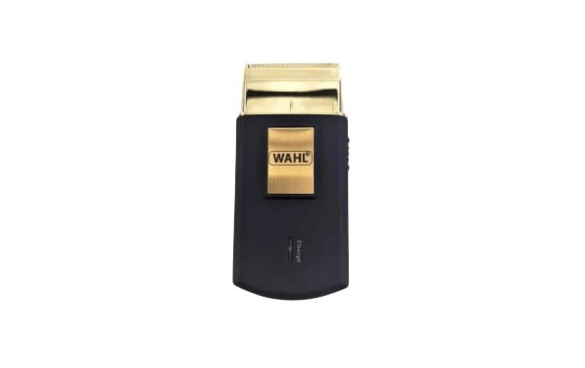 Wahl Folienschaber Travel Shaver Gold Edition – Schnittbreite 3,3 cm, 45 min Laufzeit – Schwarz/Gold
