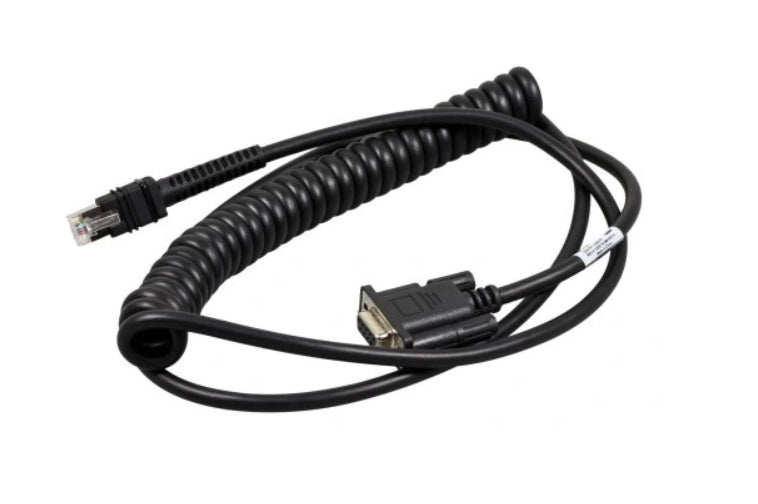 Zebra RS-232-Kabel – CBA-R73-C09ZAR – RS-232 auf DB-9, männlich zu männlich – für LI3678 – Schwarz – 2,8 m
