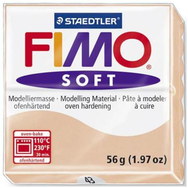 Staedtler Modelliermasse (ofenhärtend), Soft, Pink, ofenhärtend (110 °C, 30 min), 56 g, 1 Stk.