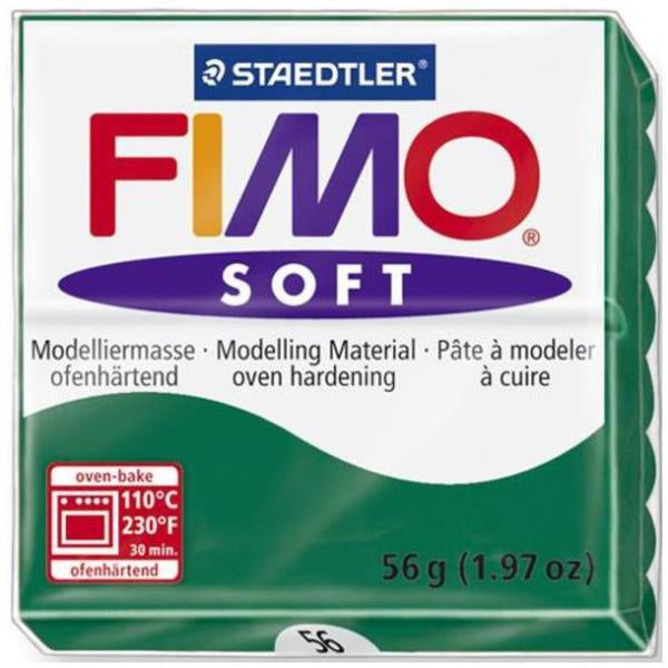 Staedtler Modelliermasse, Soft, Grün, ofenhärtend (110 °C, 30 min), 1 Stk., 8020-56