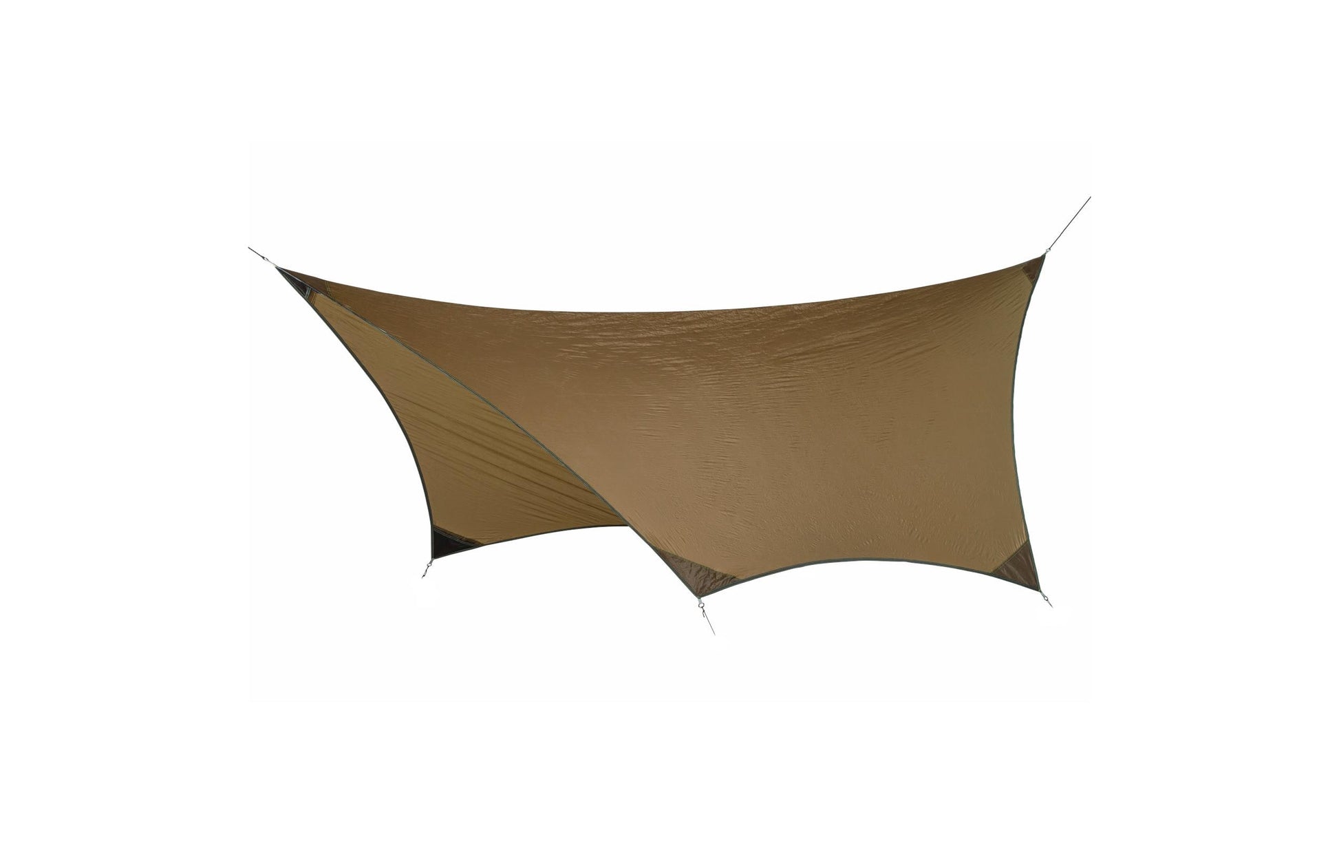 AMAZONAS Abdeckplane (Tarp) – Wassersäule 2000 mm, mit Aufbewahrungsbox – 1400×1680×3400 mm – Braun