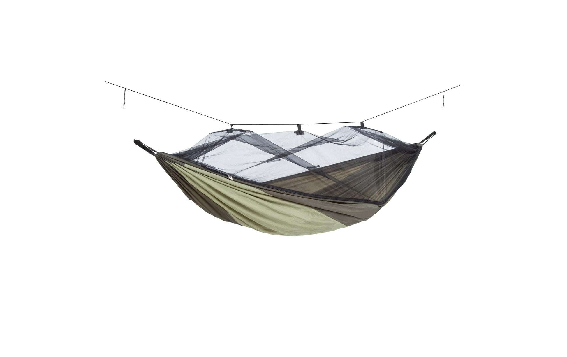 AMAZONAS Hängematte Mosk-Traveller Thermo XXL – bis 200 kg – 305 × 160 cm – khaki – Nylon Ripstop