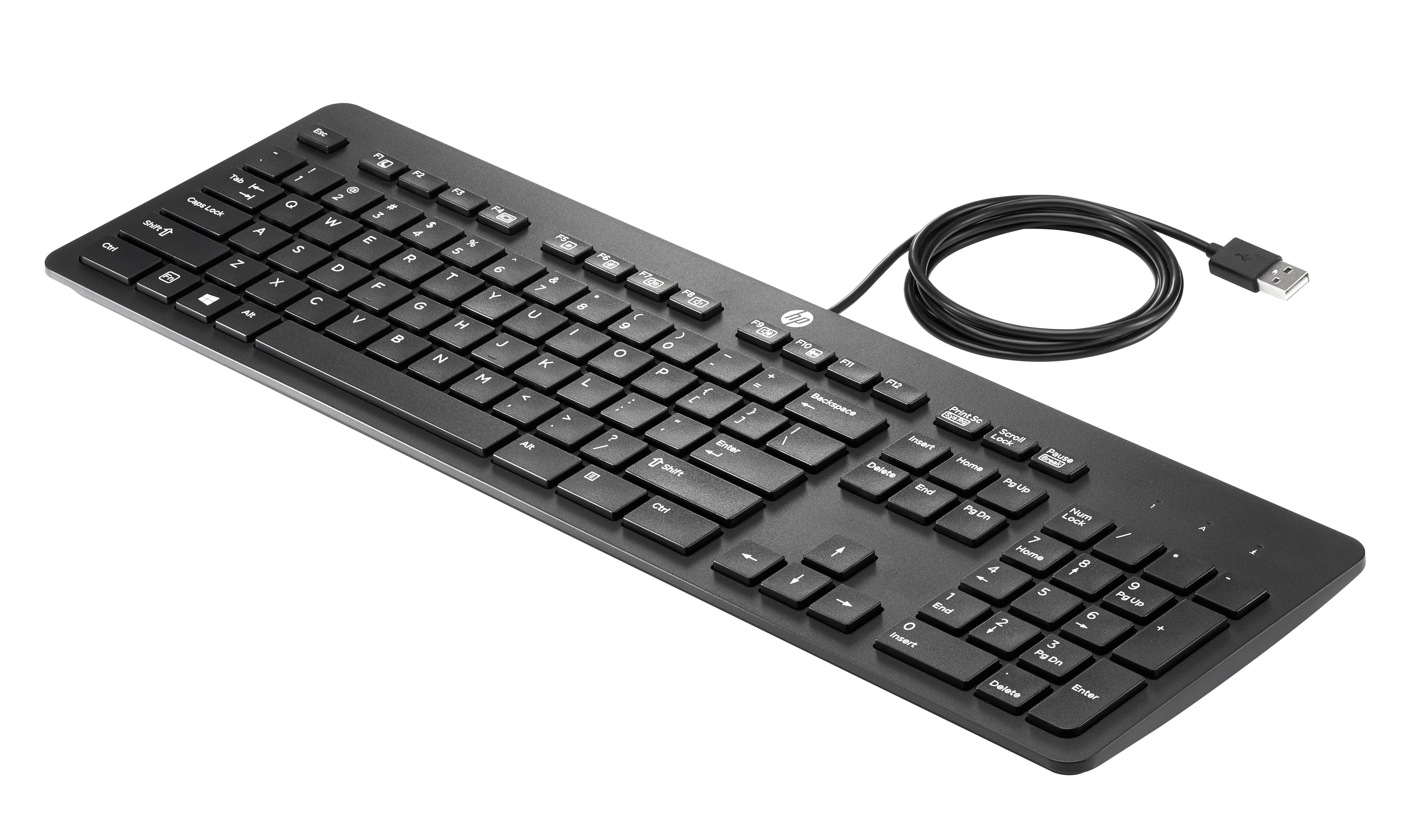 HP USB Business Slim – Tastatur – kabelgebunden, USB – schwarz