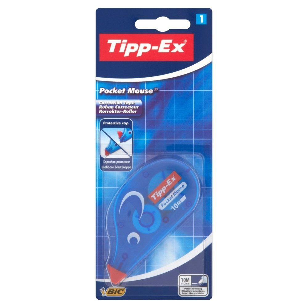 TIPP-EX Pocket Mouse 8207901 Korrekturroller 4,2 mm × 10 m – Einweg