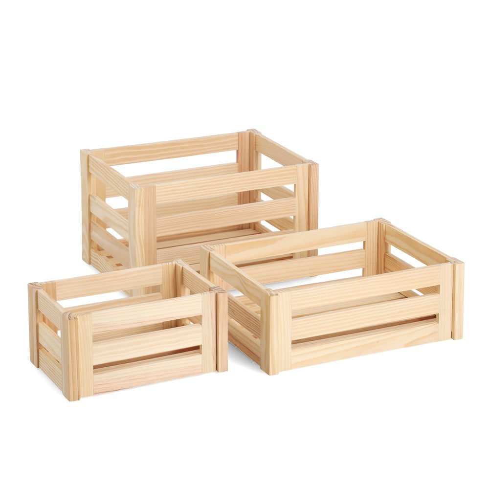Zeller Present 13360 Aufbewahrungsbox (ohne Deckel) – Holz – Braun – mit Griff – 196 × 150 × 295 mm