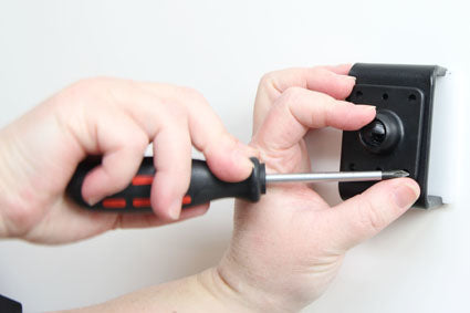 Brodit Auto-Halterung, aktiv, drehbar 22° mit Ladefunktion (12 V) – für iPhone 6S Plus – Grau