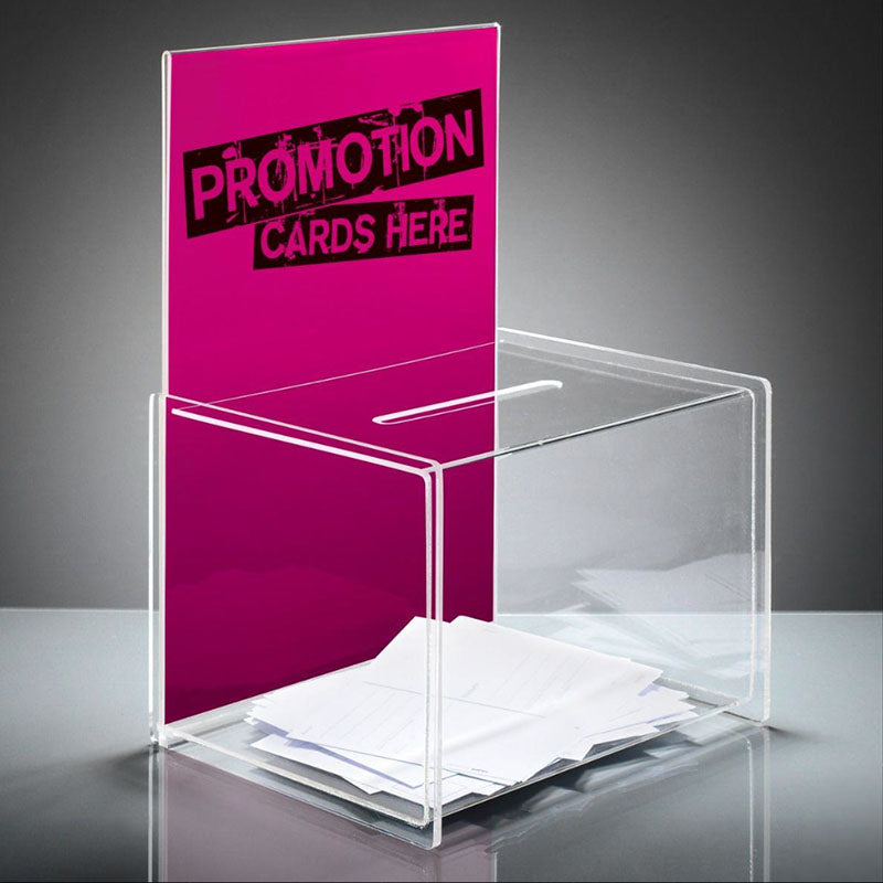 Sigel Aktionsbox, Schild A4 – Acryl, 22,5 × 31 × 17 cm