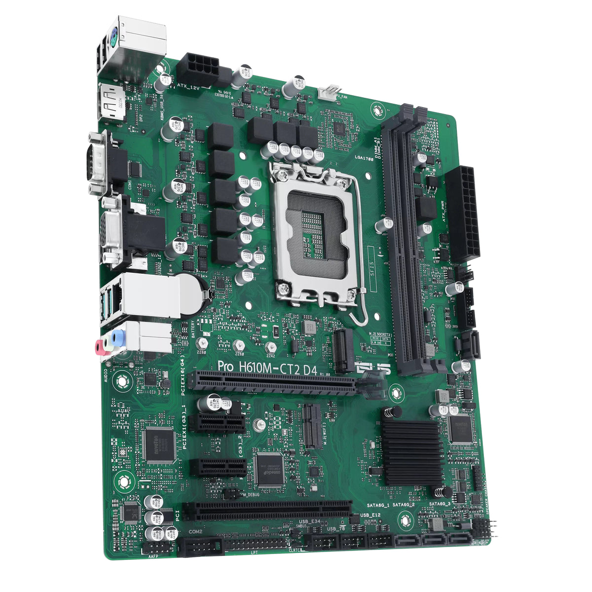 ASUS PRO H610M-CT2 D4-CSM – Mainboard – LGA 1700, Intel H610, mATX, DDR4