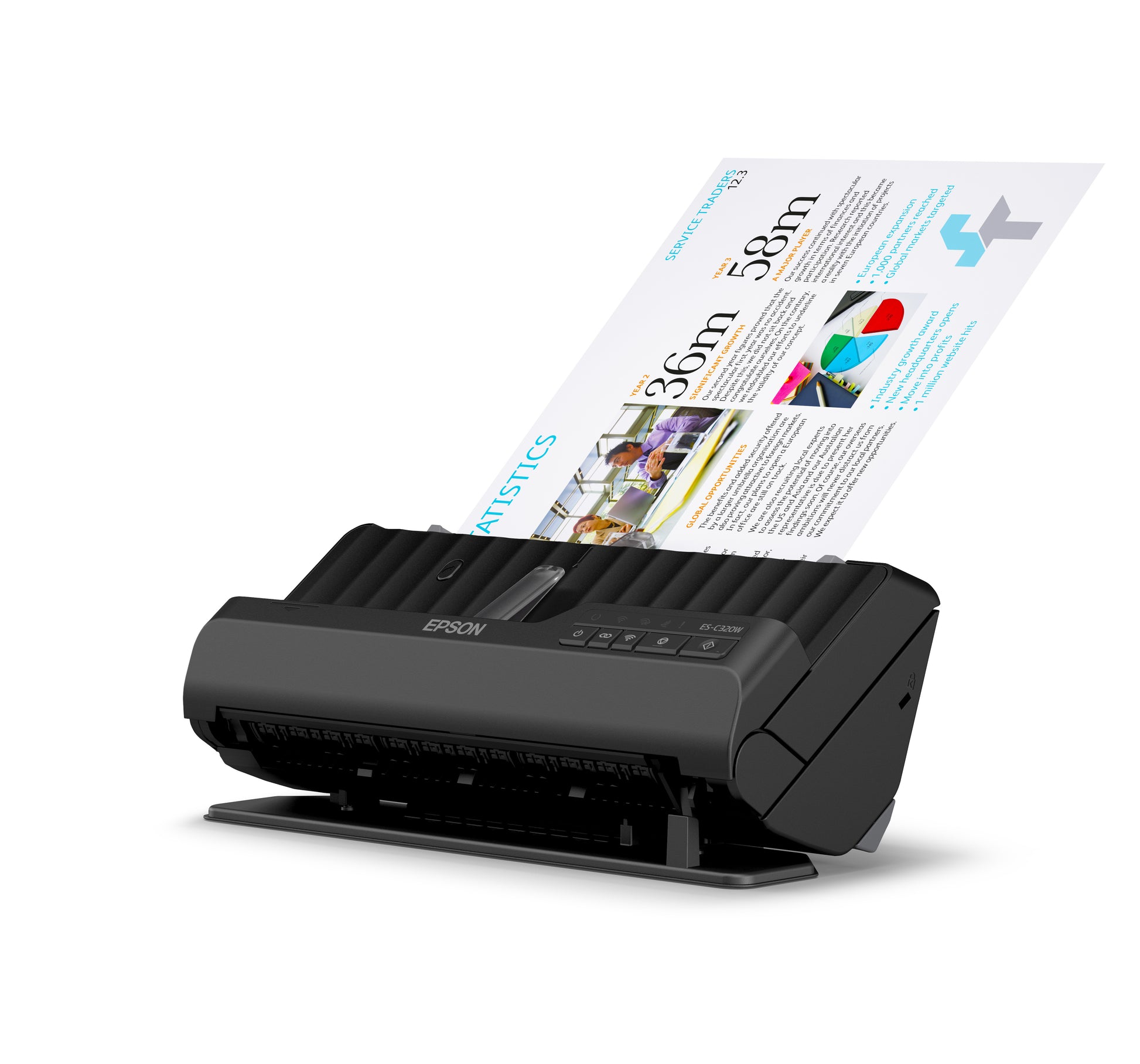 Epson WorkForce ES-C320W – Dokumentenscanner, 30 ppm