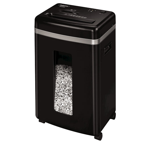 Fellowes Microshred 450M – Aktenvernichter, DIN P-5, Mikroschnitt 2 × 12 mm, 9 Blatt, 22 l, A4