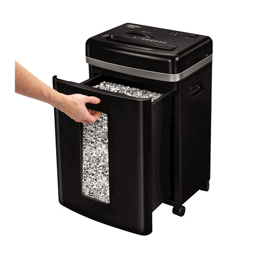 Fellowes Microshred 450M – Aktenvernichter, DIN P-5, Mikroschnitt 2 × 12 mm, 9 Blatt, 22 l, A4