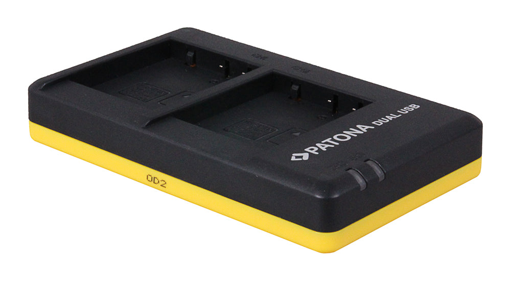 PATONA BLG10 Dual-Akkulader – für Panasonic DMW-BLG10 – 2-fach, USB (Mikro-USB)