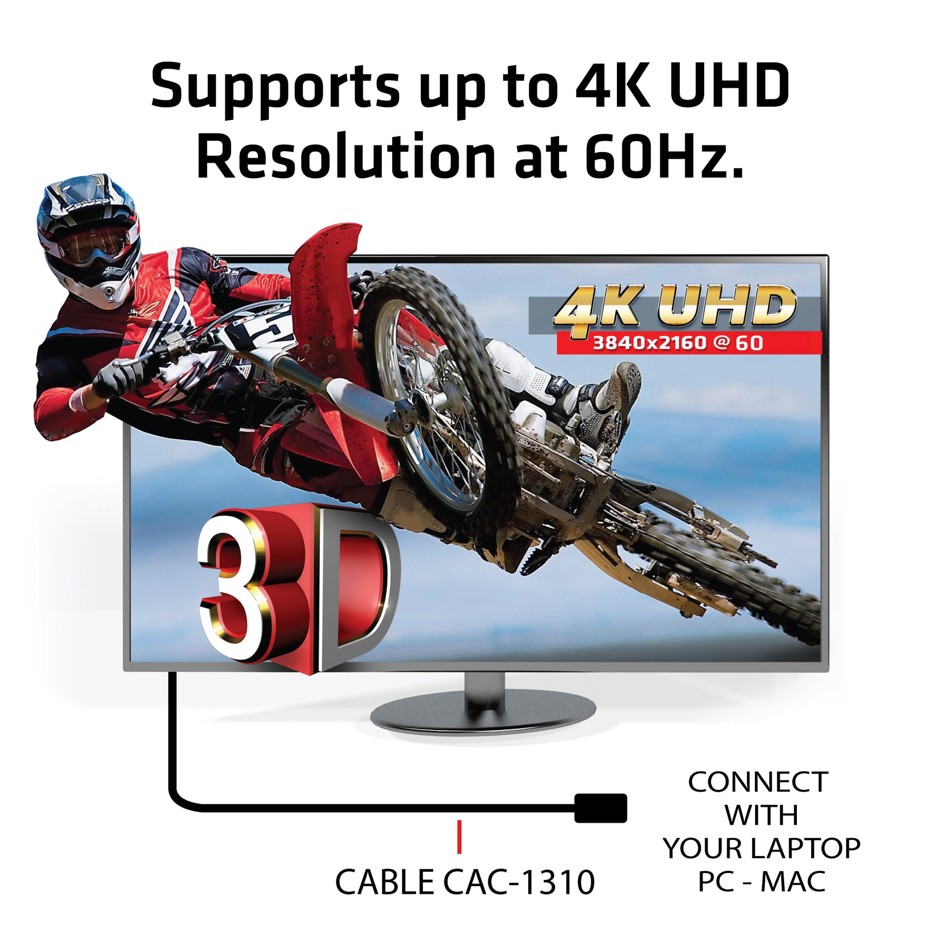 CLUB3D Club 3D HDMI-Kabel, Schwarz, Silber, 1 Stück