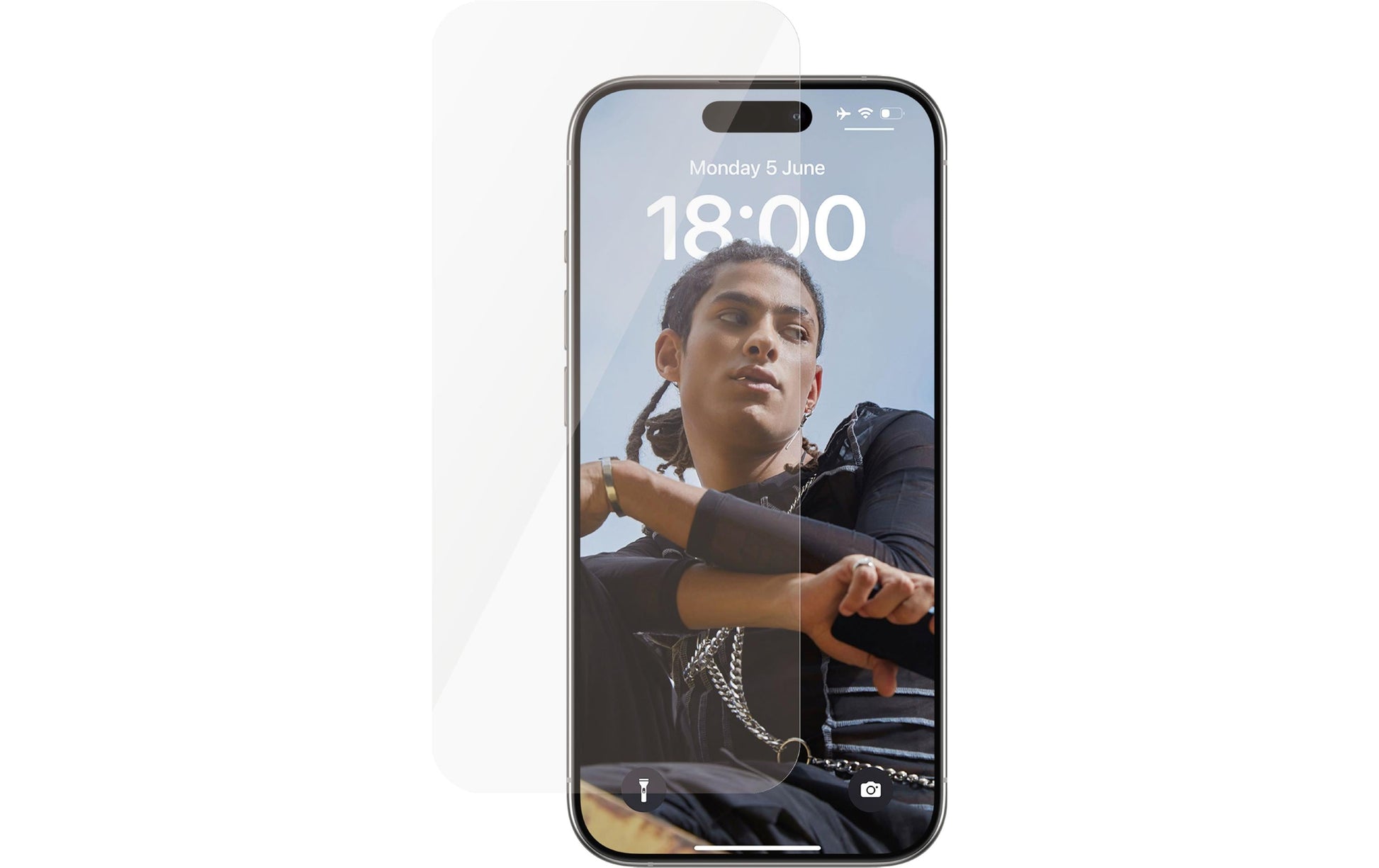 PanzerGlass SAFE. – Displayschutz (Panzerglas), Ultra-Wide Fit – für iPhone 15 Pro
