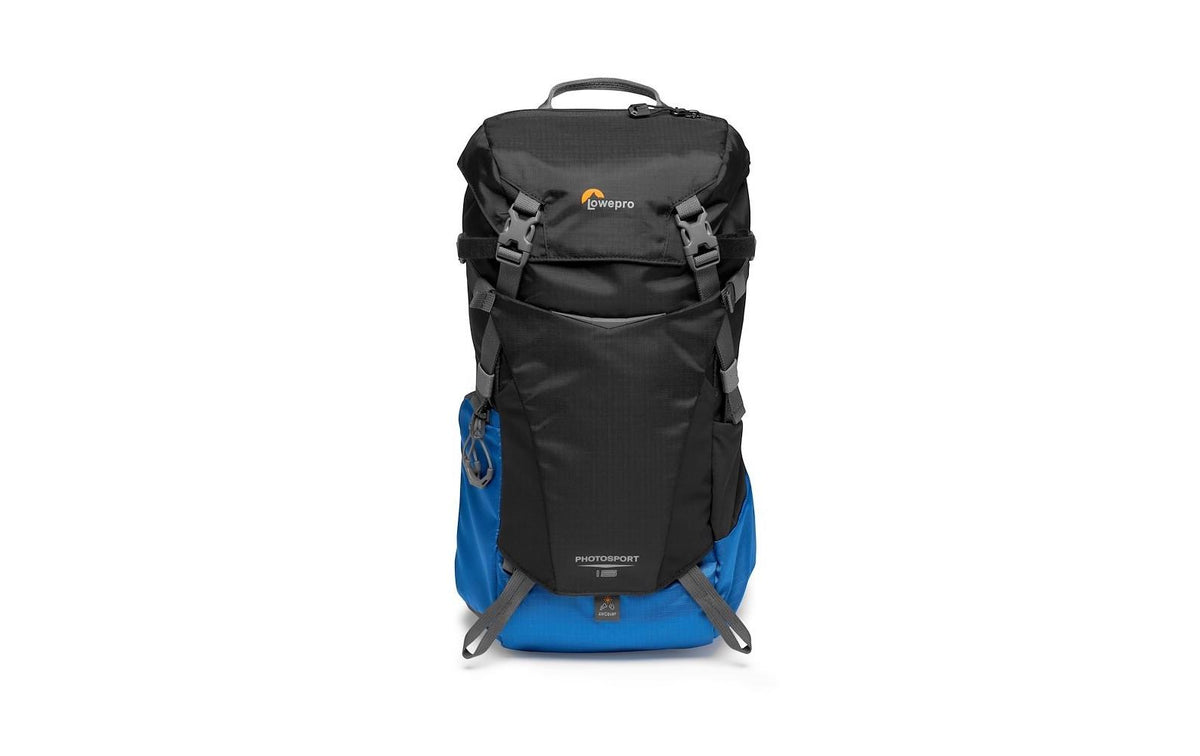Lowepro PhotoSport BP 15L AW III Kamerarucksack – 15 l, herausnehmbares Kamerafach – Blau/Grau
