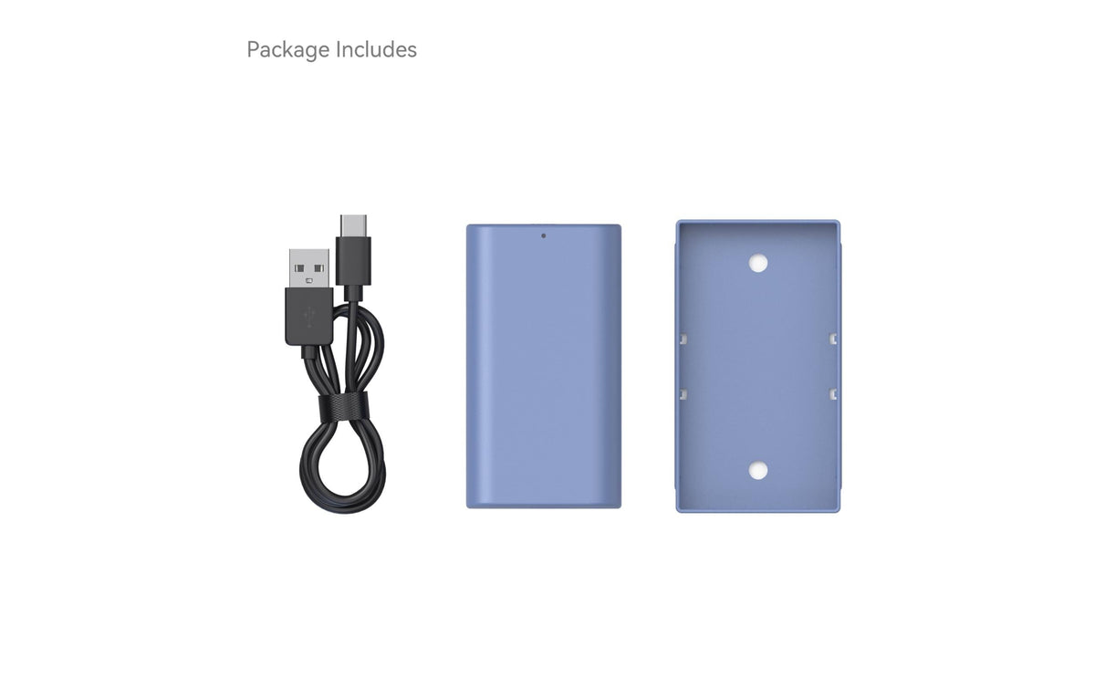 SmallRig NP-F550 Akku – 3500 mAh, 7,27 V, 25,4 Wh – für Kamera, LED-Videoleuchte, Monitor u. a. – Blau
