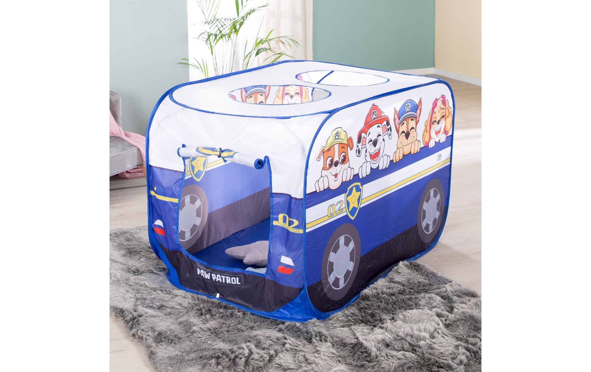 roba Spielzelt Paw Patrol – 120 × 75 × 75 cm – ab 2 Jahren – Polyester, mehrfarbig