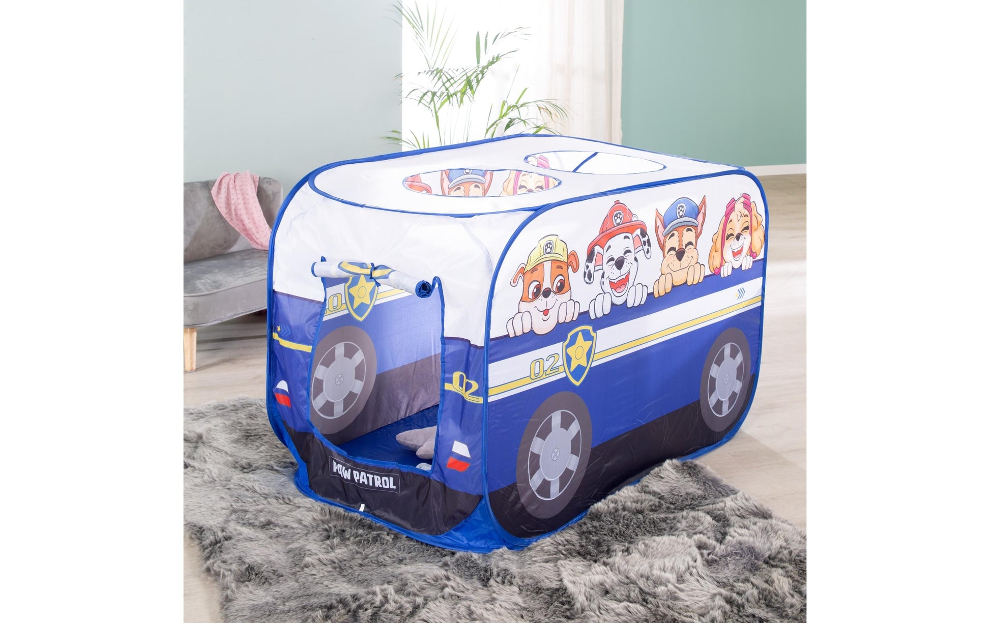 roba Spielzelt Paw Patrol – 120 × 75 × 75 cm – ab 2 Jahren – Polyester, mehrfarbig