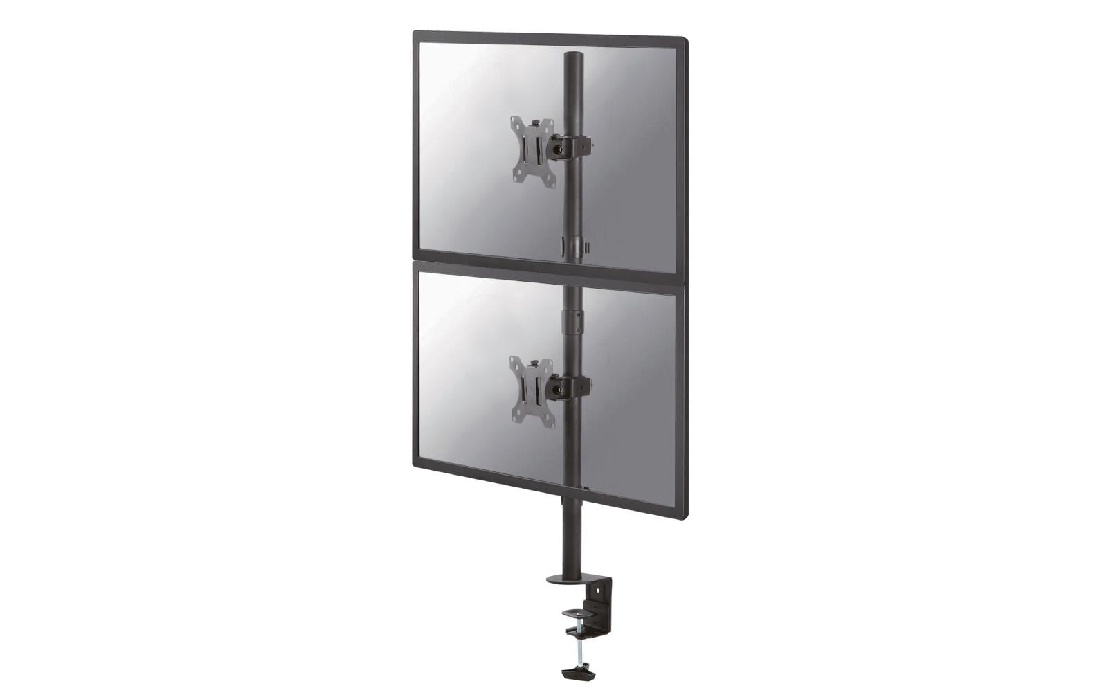 Neomounts FPMA D550DVBLACK – Monitorarm, 2, bis 32", VESA 75 × 75/100 × 100 mm, 6 kg, schwarz