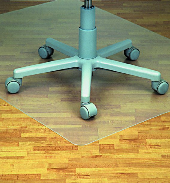 Siltex Bodenschutzmatte für Hartböden – 90 × 118 cm, transparent, Polycarbonat