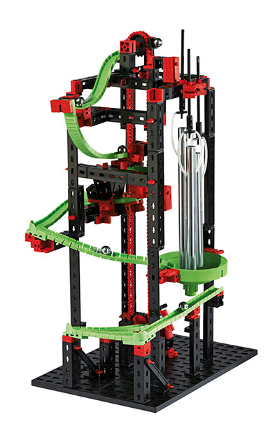 fischertechnik Dynamic M Physik-Baukasten – 557-teilig – ab 7 Jahren – Kunststoff – schwarz/grün/rot