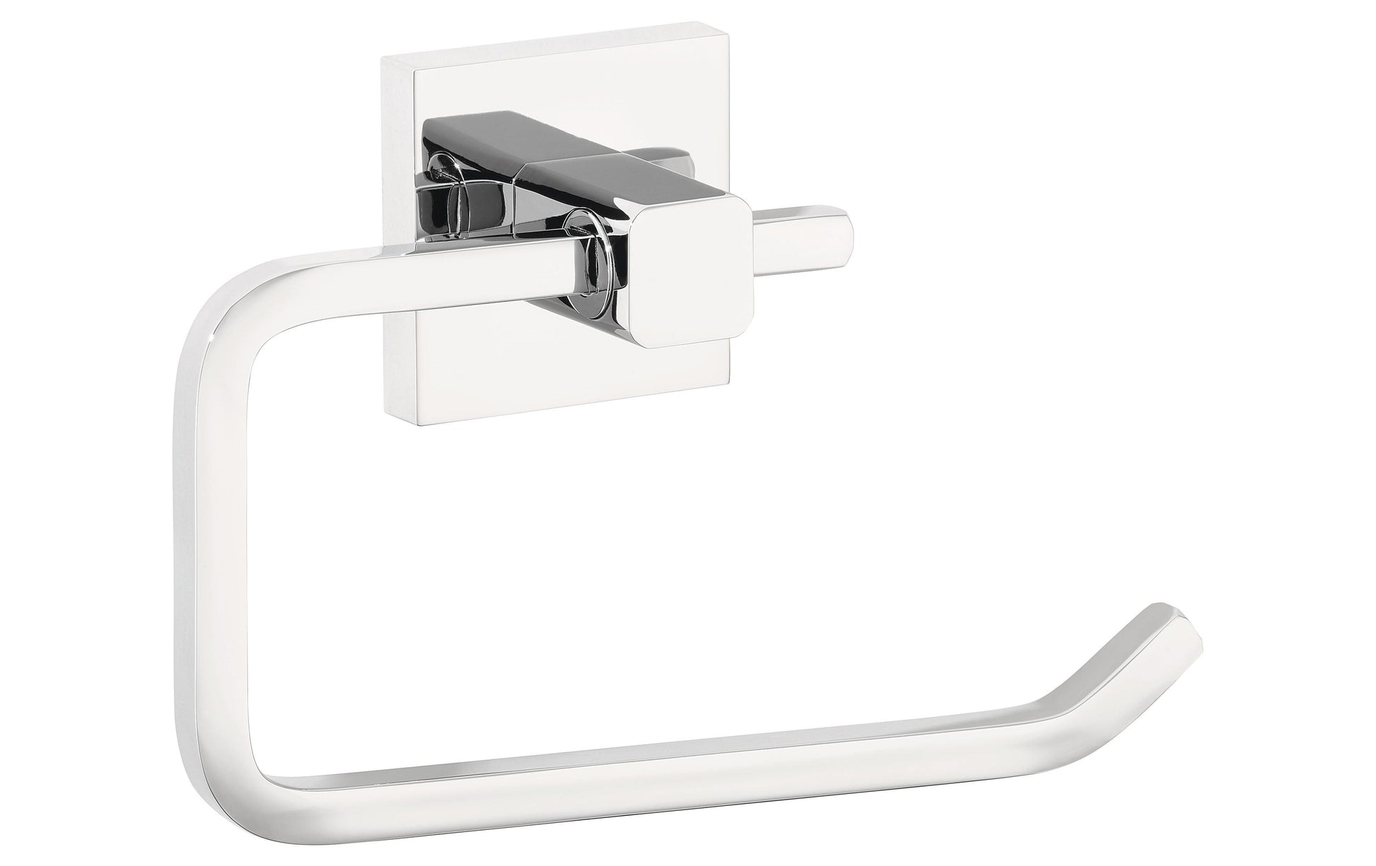 TESA Toilettenpapierhalter DELUXXE – Metall/Chrom, selbstklebend, 4,5 × 16 × 9,9 cm