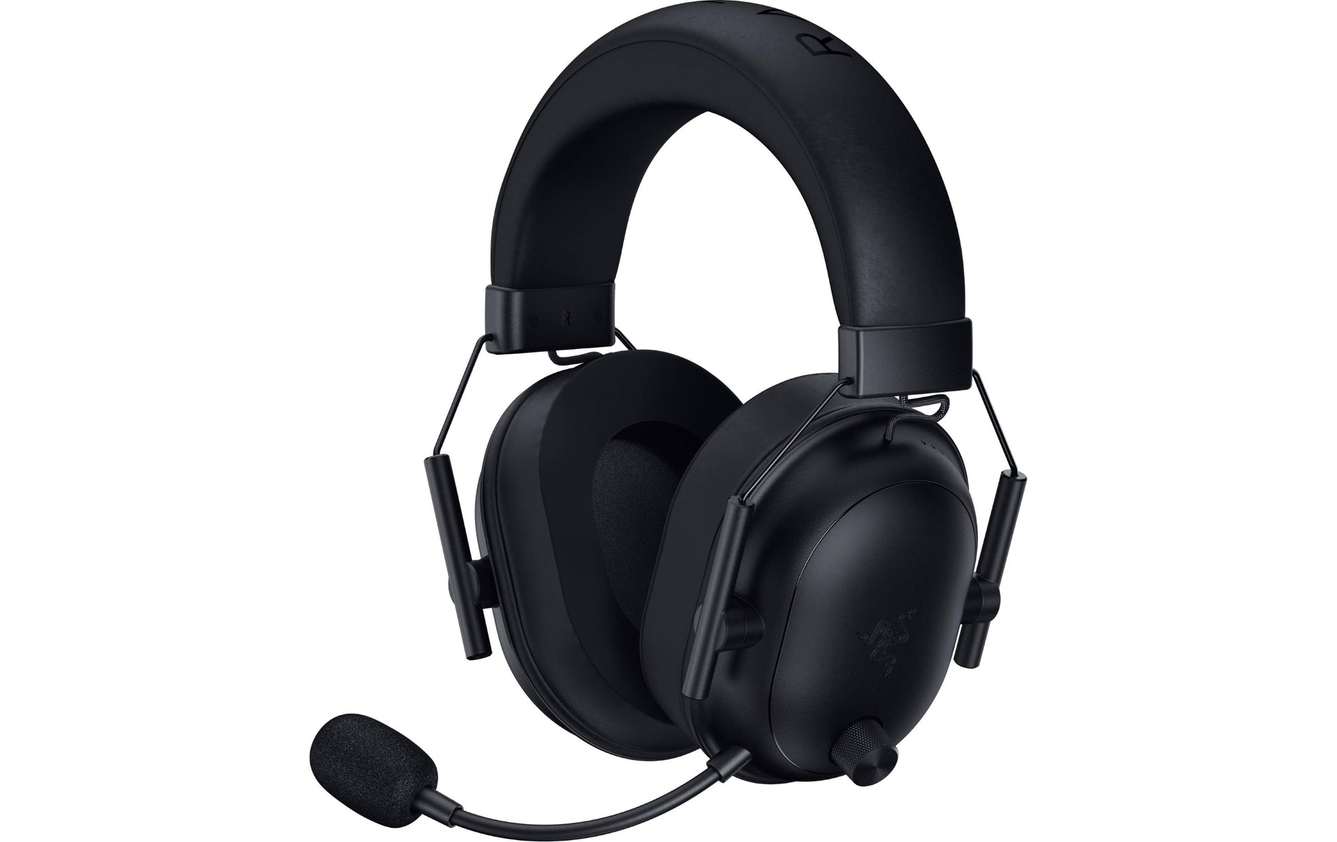 Razer BlackShark V2 HyperSpeed Gaming-Headset – Over-Ear, Stereo, Kabel + BT, ANC, mit USB-A-Dongle, Schwarz