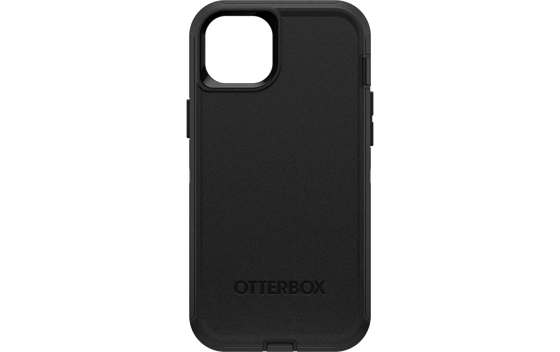 OtterBox Defender Rugged-Case – für Apple iPhone 15 Plus, Gummi, Schwarz, mit Gurtclip