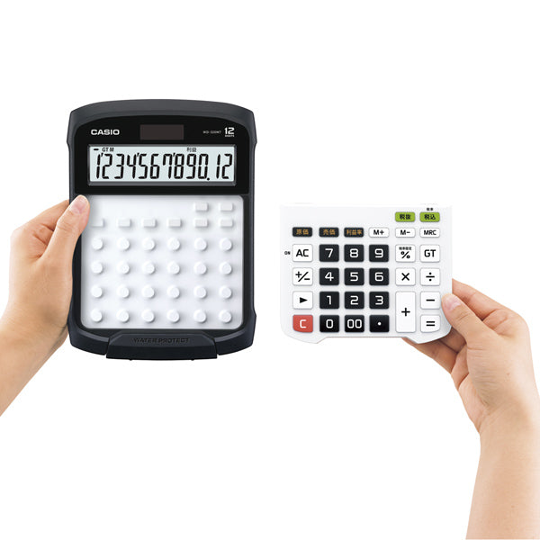 Casio Finanzrechner WD-320MT – 12-stellig – Solar/Batterie – Schwarz/Weiss