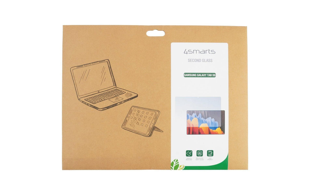 4smarts Panzerglas für Samsung Galaxy Tab S9 11" – 9H, kratzfest