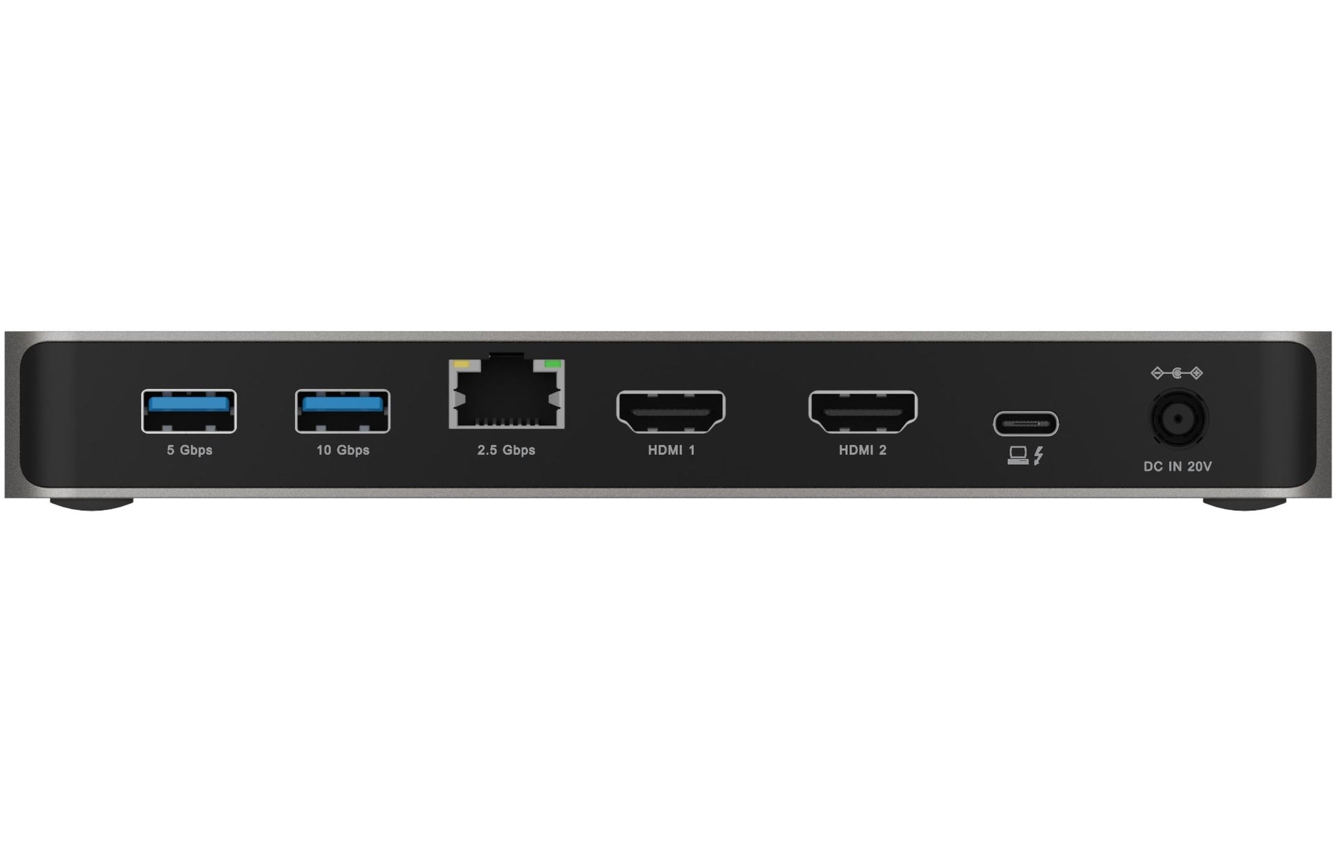 ICY BOX IB-DK2880-C41 Dockingstation – USB4, 2× HDMI, 3× USB-A, 1× USB-C, 100 W PD, 2.5GbE, 3,5 mm Audio