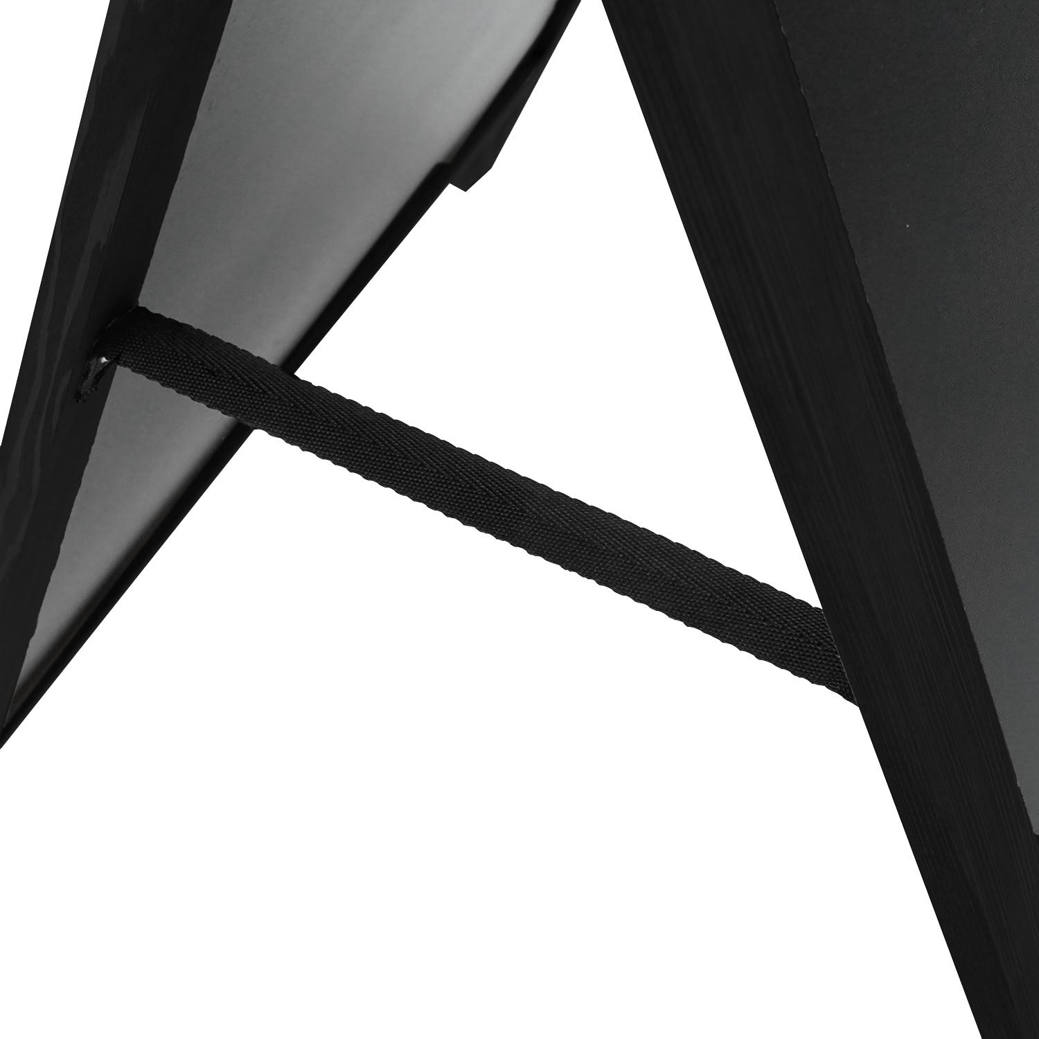 Europel Kundenstopper – 660 × 1'280 mm – Melamin, Kiefernholzrahmen, schwarz – doppelseitig für Kreidemarker