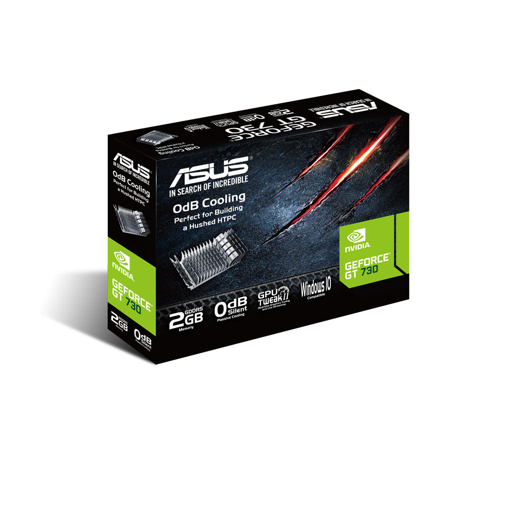 ASUS GT730-SL-2GD5-BRK – PCIe Grafikkarte – 1×HDMI, 1×DVI-D, PCIe 2.0