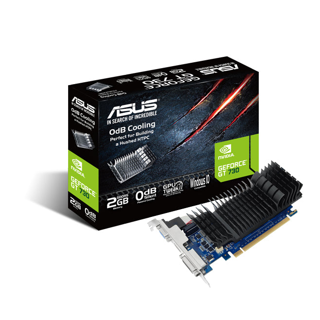 ASUS GT730-SL-2GD5-BRK – PCIe Grafikkarte – 1×HDMI, 1×DVI-D, PCIe 2.0