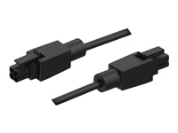 Teltonika 4-poliges Stromkabel – 1 m, 30 V/2 A, 4×0,20 mm², schwarz
