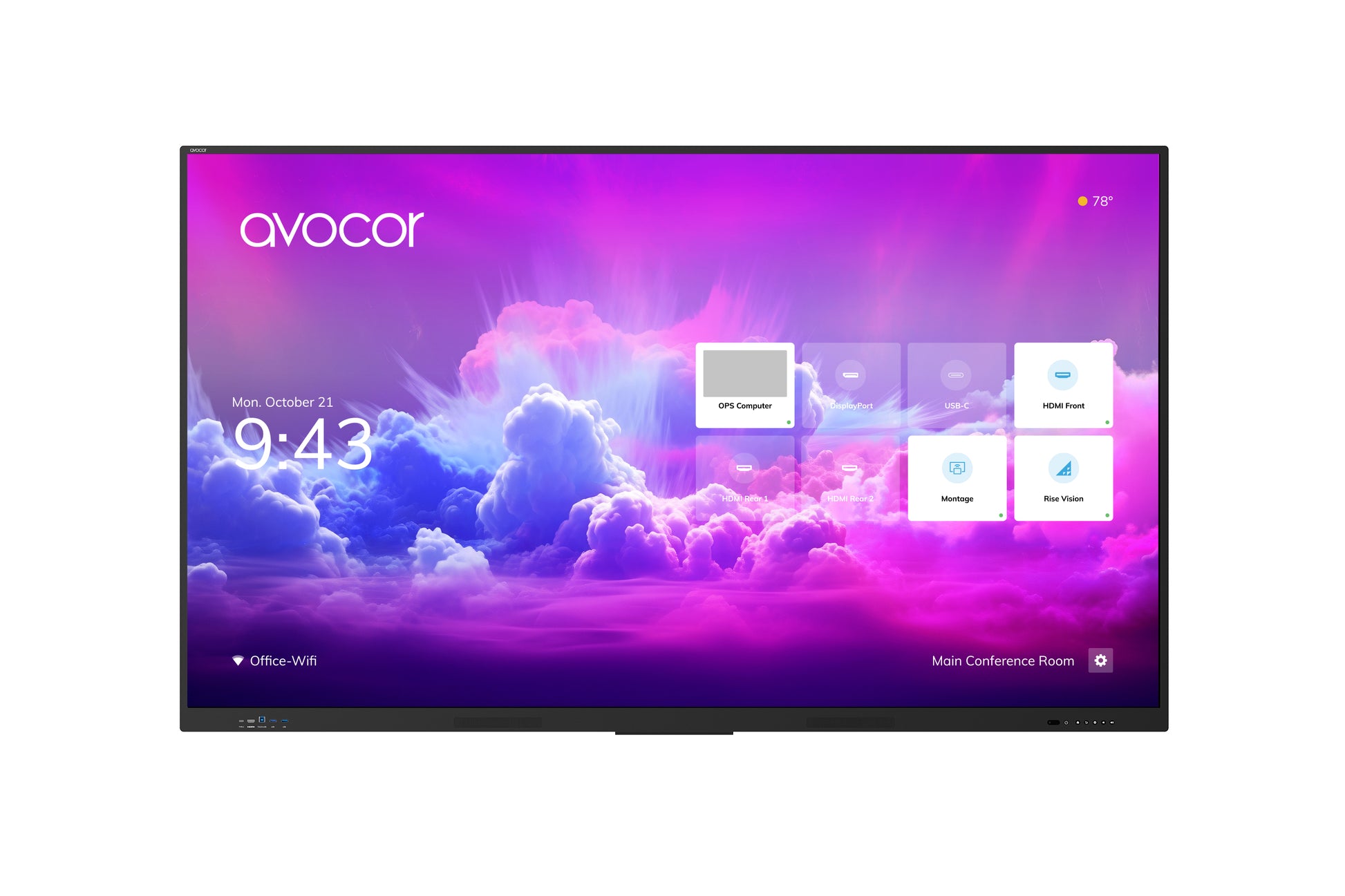 Avocor AVE-6550 – 65" Touch, 3840 × 2160 (4K)