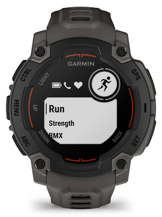 Garmin Instinct E – GPS-Smartwatch – 45 mm, Bluetooth, Schwarz, Sportarmband