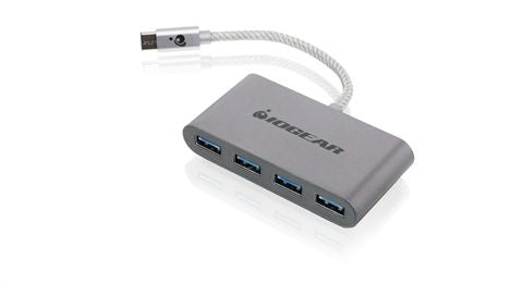 iogear HUB-C USB-Hub – USB-C, 4× USB-A, für Windows/Mac