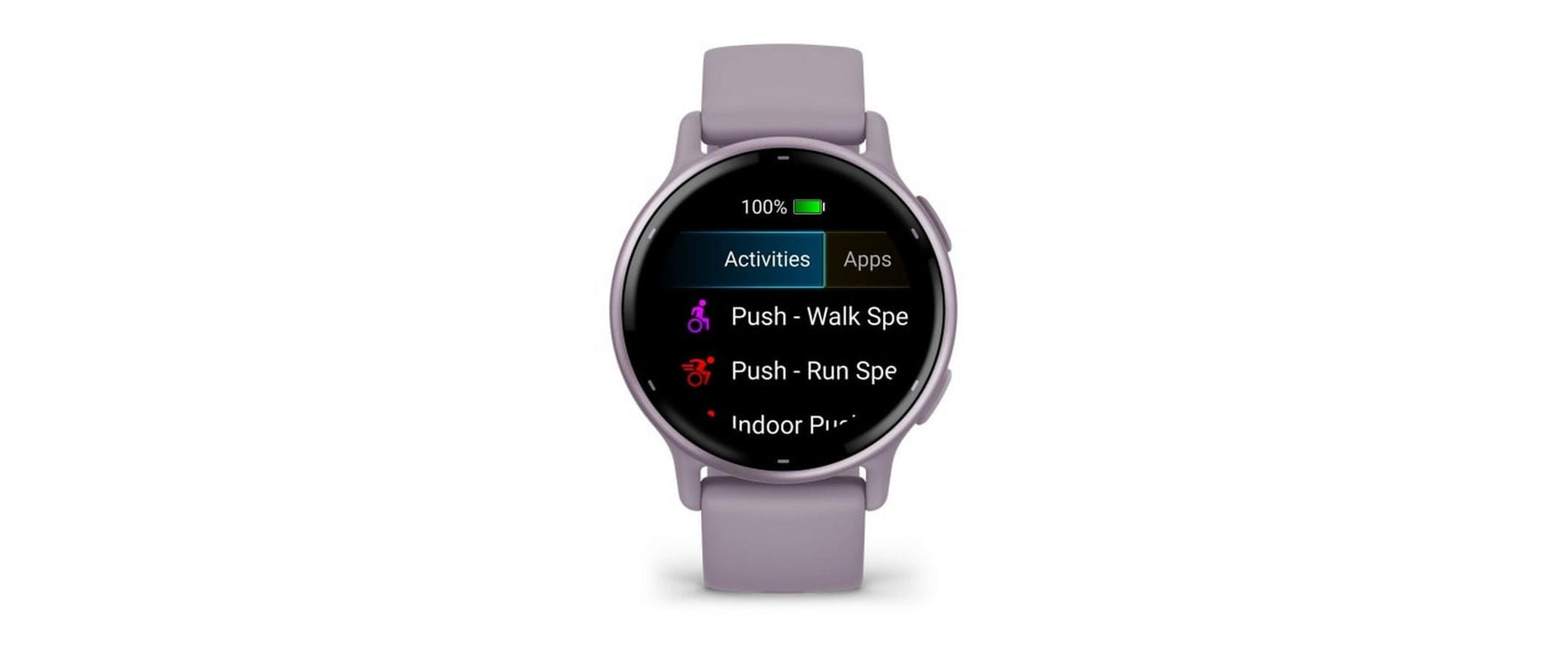 Garmin Vivoactive 5 – Smartwatch – 42,2 mm, 1,2" AMOLED, GPS, Gorilla Glass, 5 ATM, Orchidee, Silikonband