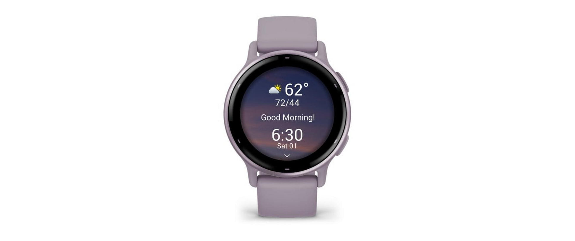 Garmin Vivoactive 5 – Smartwatch – 42,2 mm, 1,2" AMOLED, GPS, Gorilla Glass, 5 ATM, Orchidee, Silikonband