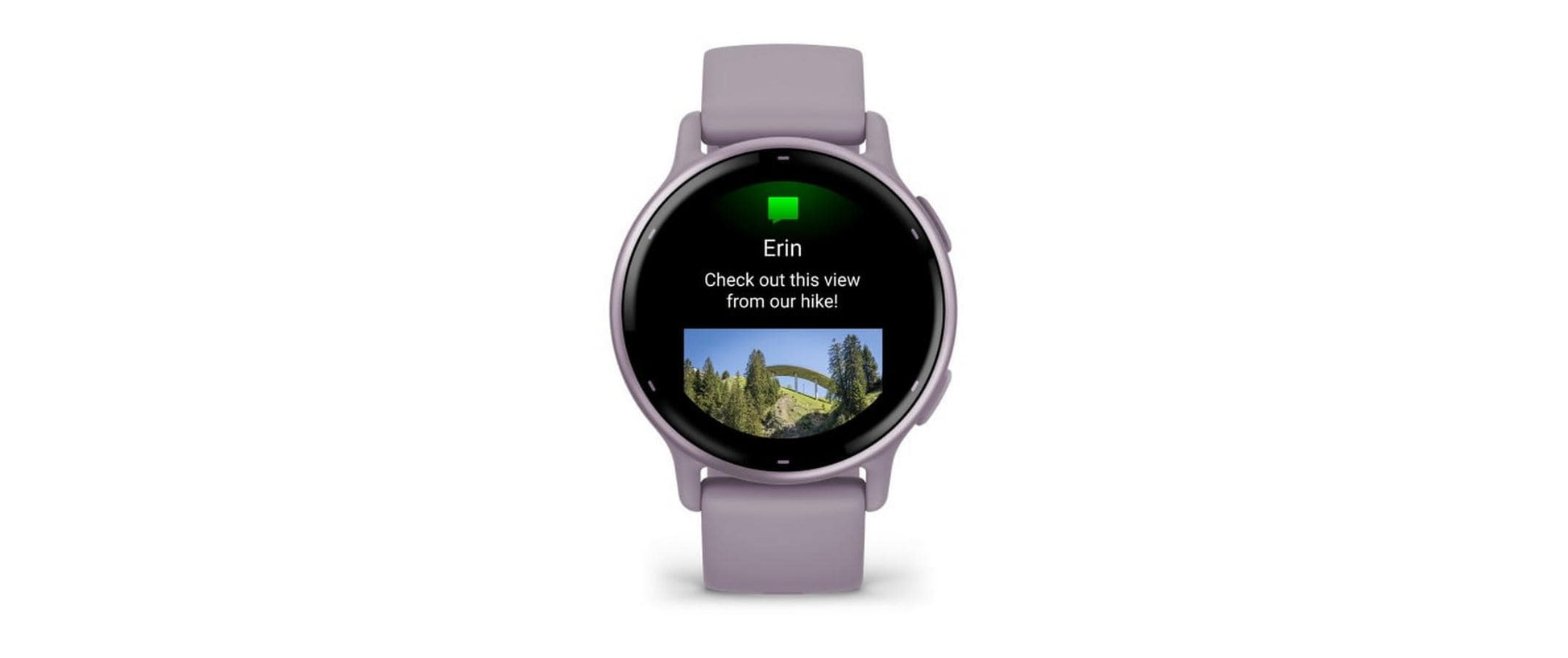 Garmin Vivoactive 5 – Smartwatch – 42,2 mm, 1,2" AMOLED, GPS, Gorilla Glass, 5 ATM, Orchidee, Silikonband