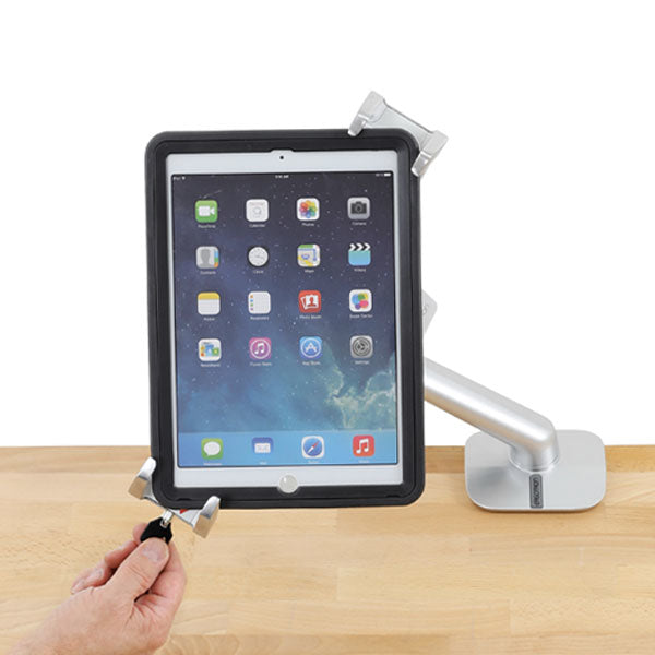 Ergotron Tablet-Halterung – für Tablets 7,9–13″, Silber