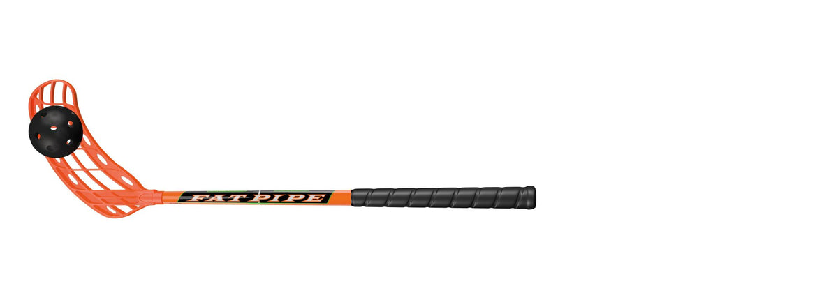 Fat Pipe Mini-Set Unihockey – 55 cm – beidhändig – schwarz/orange
