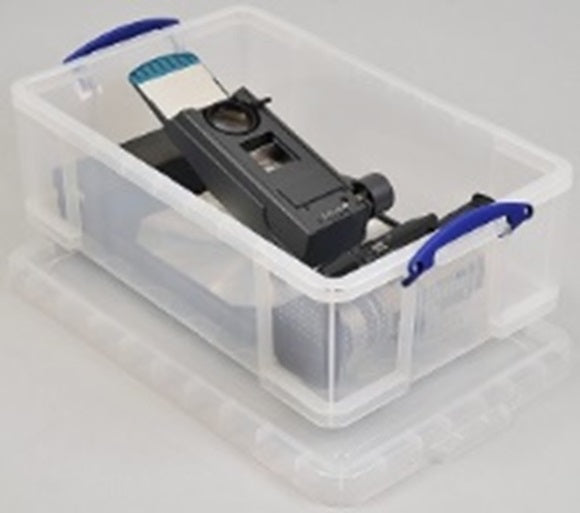 Really Useful Boxes Ordnungsbox – Kunststoff, transparent, 44 × 23 × 71 cm