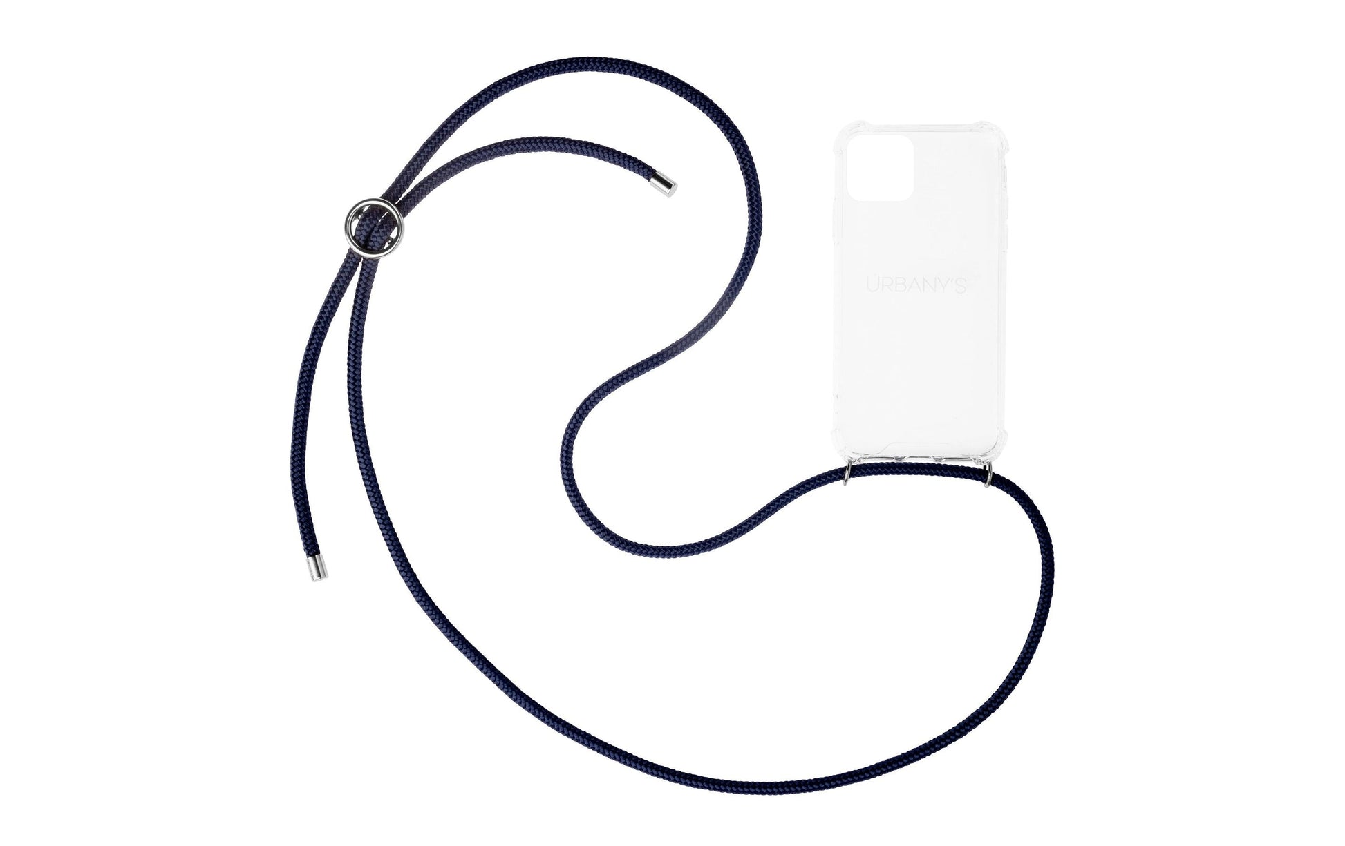 Urbany's Necklace Backcover – für Apple iPhone 15, mit Trageband, Kunststoff, Deep Sea