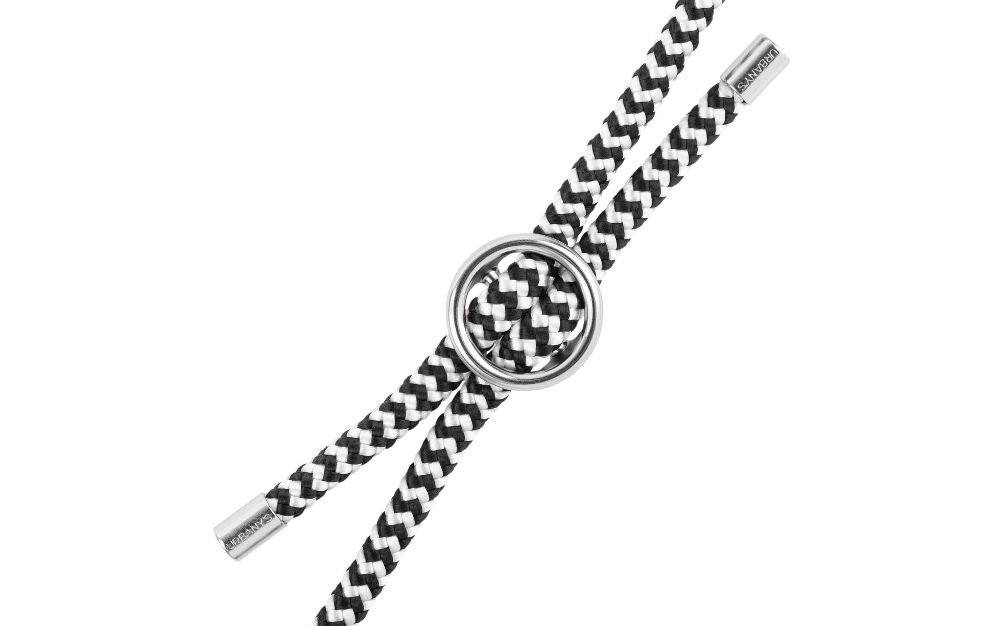 Urbany's Necklace-Hülle – für Apple iPhone 15 Pro – Hypnotic Zebra – mit Kordel